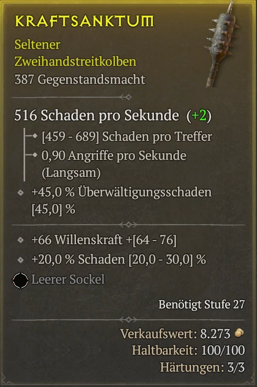 Beispiel für einen Gegenstand